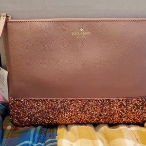 Kate Spade Ina Greta Court Make-Up Case - Dusty Pe